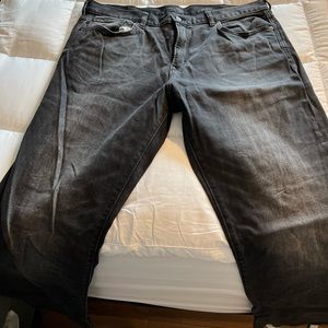 Banana Republic Traveler Jeans Slim Fit- Dark Grey Wash- Size 38x30